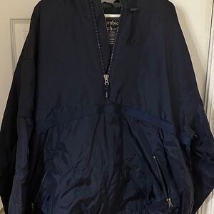 Abercrombie & Fitch Dark Blue Windbreaker